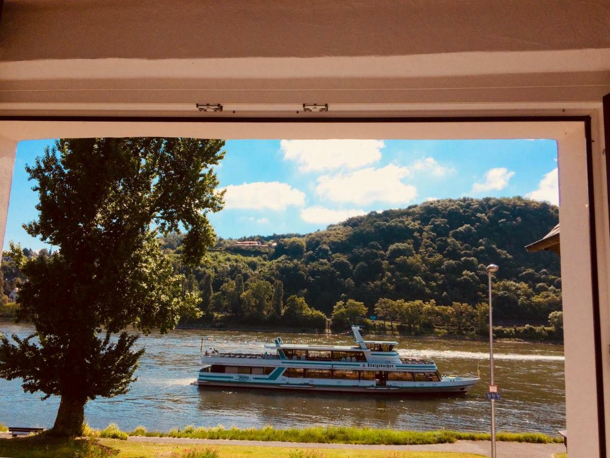 Ferienwohnung Haus am Rhein mit self check in Koblenz  Exterior foto
